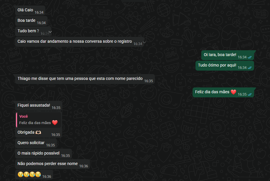 Conversa WhatsApp